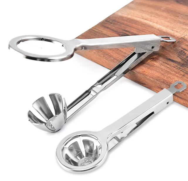 RVS eierensnijder – Handmatige snijder voor hardgekookte eieren