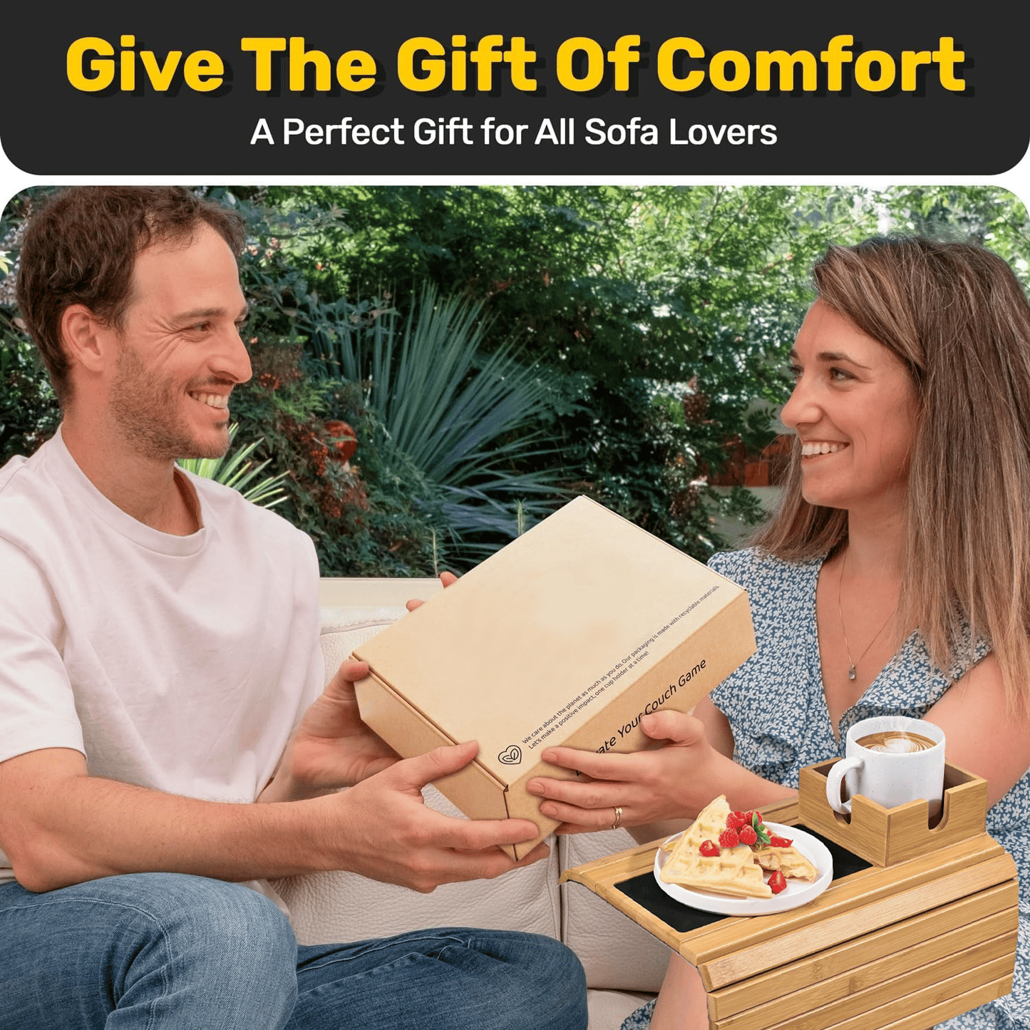 Keep everything within reach without leaving your couch 