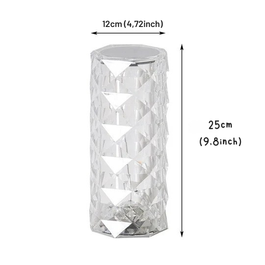 Dekorativ LED-lampa i kristallstil 