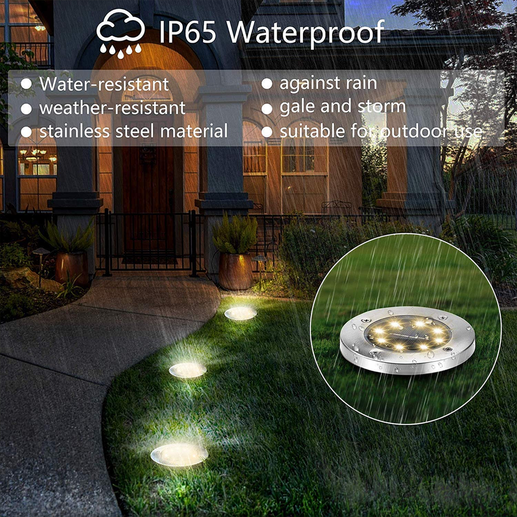 Dekorative Solarlampe für Außenwege (x4) 