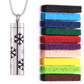 Aromatherapy diffuser necklace with interchangeable pads 