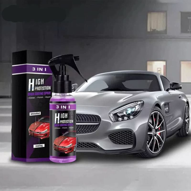 Brillantezza istantanea e protezione in un'unica spray 
