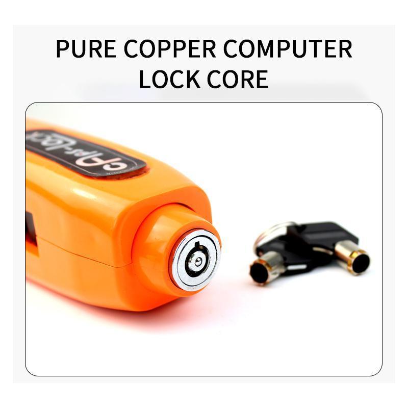 Blocco antifurto express per manubrio di moto e scooter 