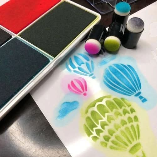 Kit per pittura con le dita – Creatività infantile senza macchie 