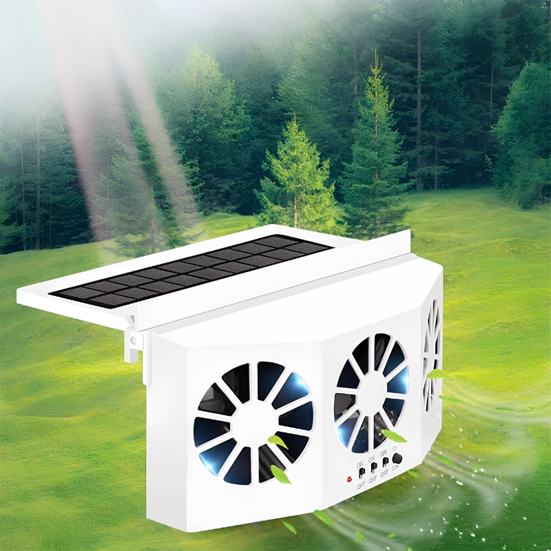 Ventilador solar para coche con recarga USB — foto 11