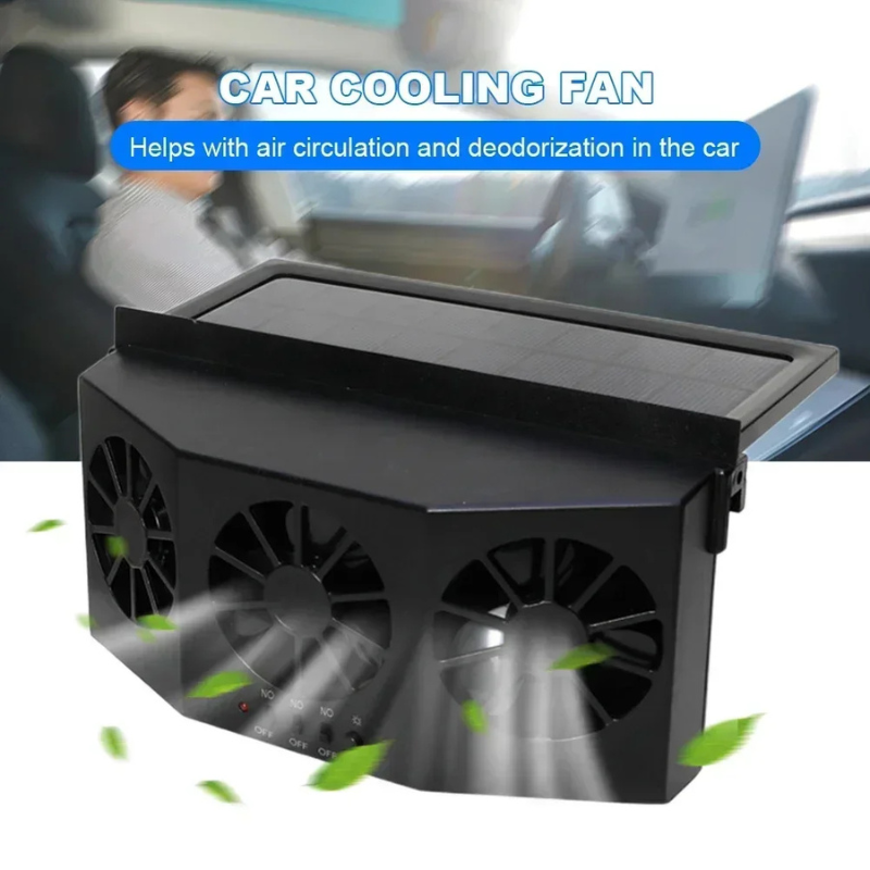 Ventilador solar para coche con recarga USB — foto 10
