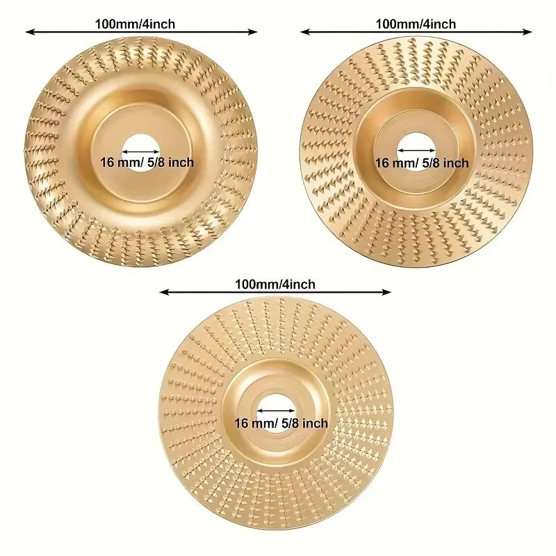 Kit de disques de sculpture sur bois – Précision et efficacité pour vos créations