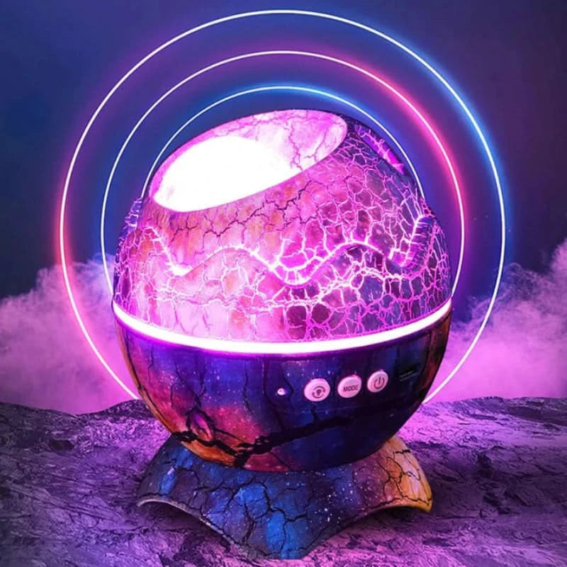 Galaxprojektor med musik och fjärrkontroll 