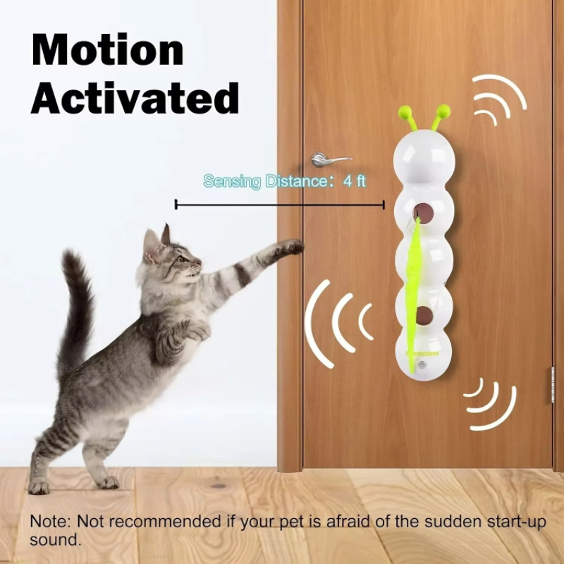 Smart wall toy for active and curious cats 