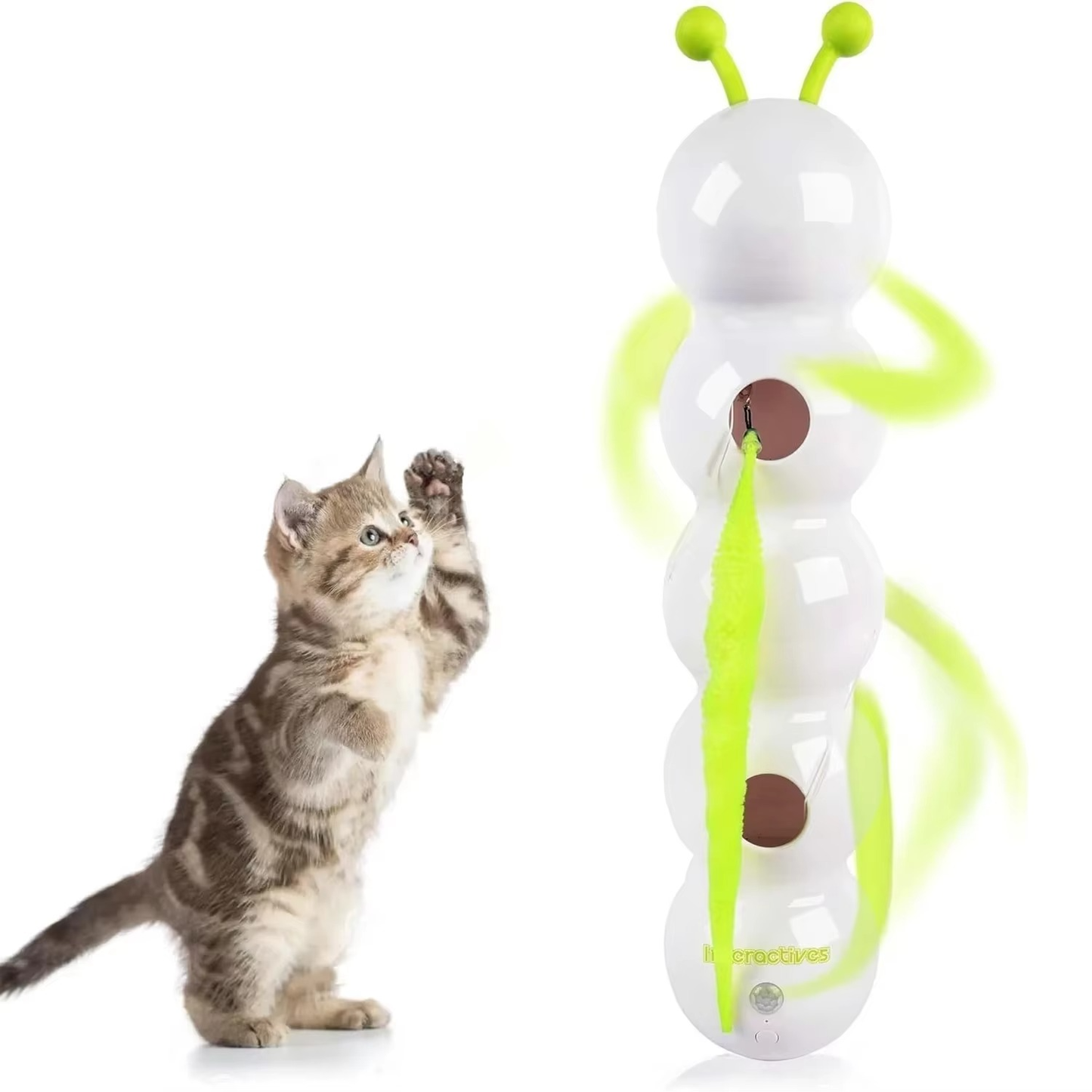 Smart wall toy for active and curious cats 