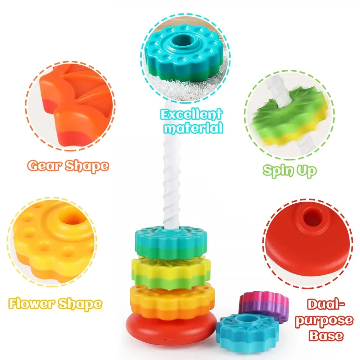 Stacking toy for babies – Awakening and learning 