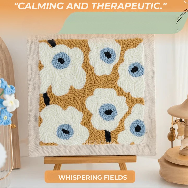 Punch needle embroidery kit 