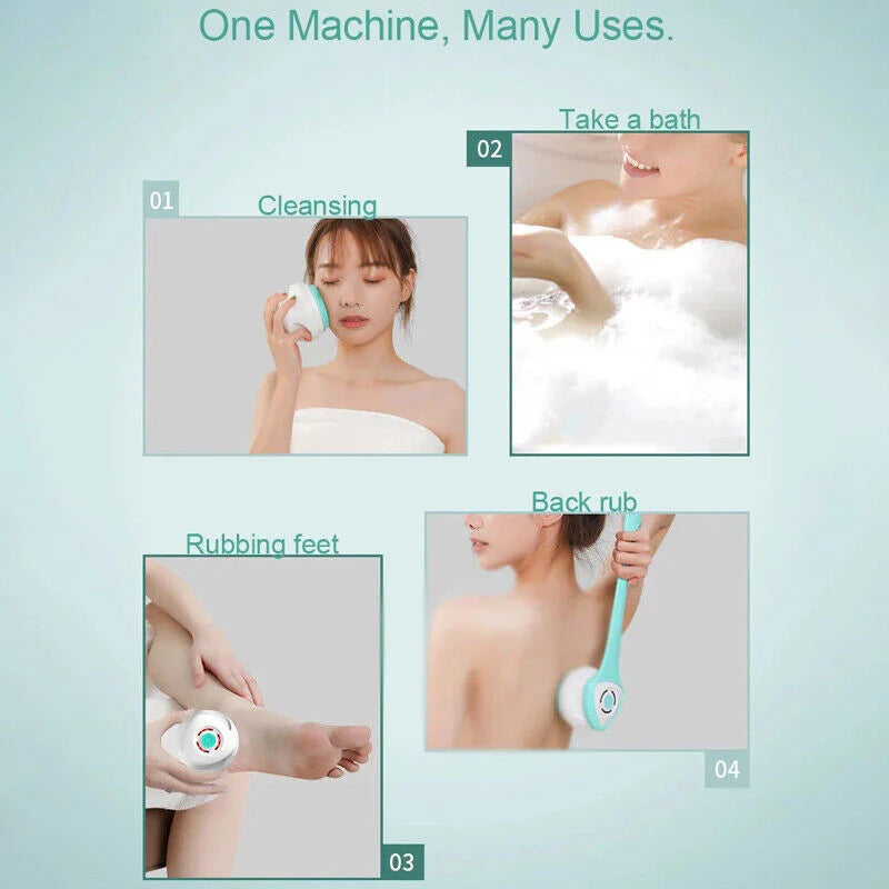 Massage nettoyant complet sans effort sous la douche