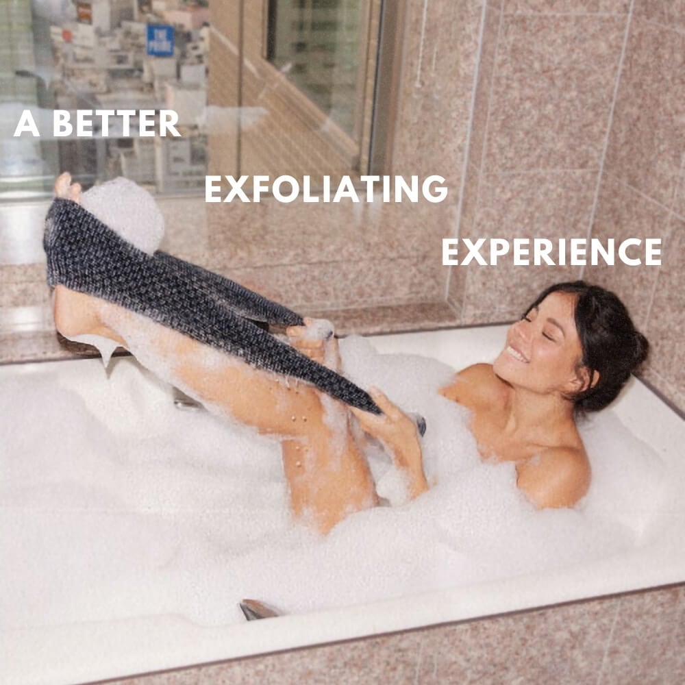 Toalla exfoliante suave – Piel lisa en un solo gesto 