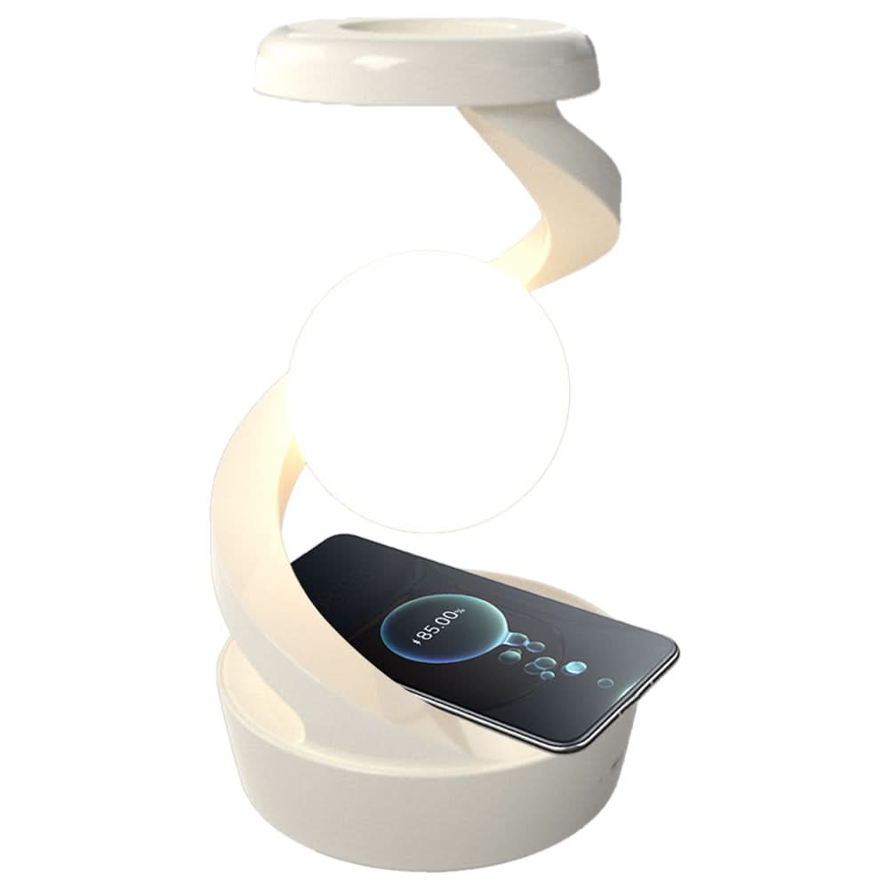 Lampada LED di design con caricatore wireless integrato 