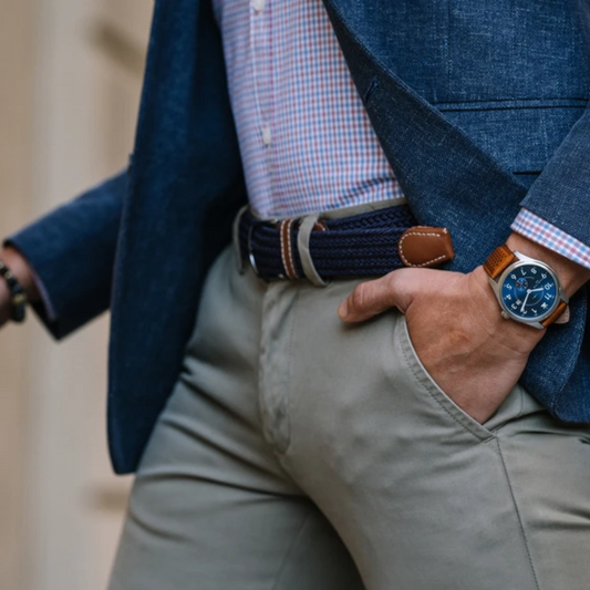 Elastisk bælte, elegance og komfort garanteret 