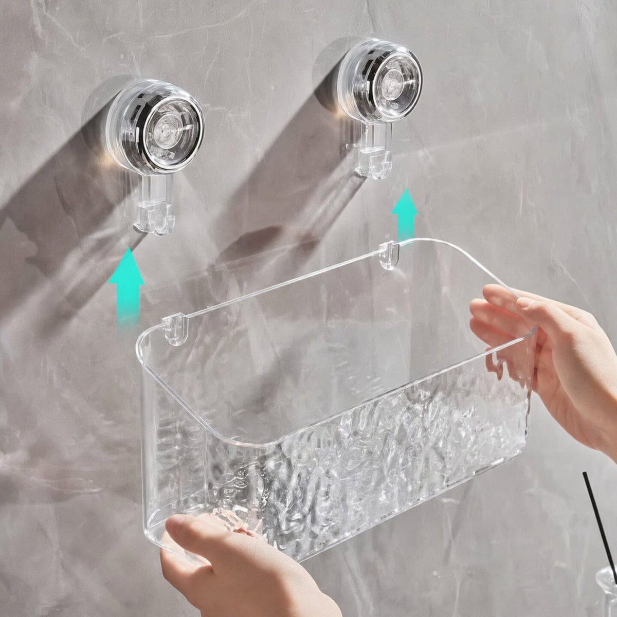 Étagère murale pratique sans perçage pour salle de bain