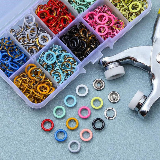 Sømløs festing: enkle trykknapper å sette på 