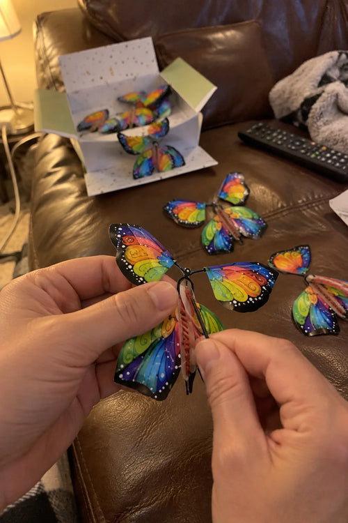 Papillons Volants à Remontage 1+1 Offert — photo d'un client 4