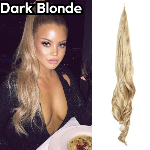 Glamour hestehale-extension for et chic utseende 