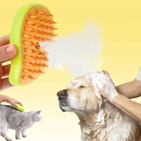 Brosse vapeur multifonction pour un toilettage parfait de votre animal